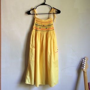 Vintage embroidered summer dress