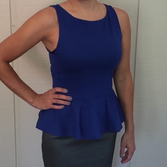 Alice + Olivia Peplum Top