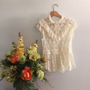 free people lace top