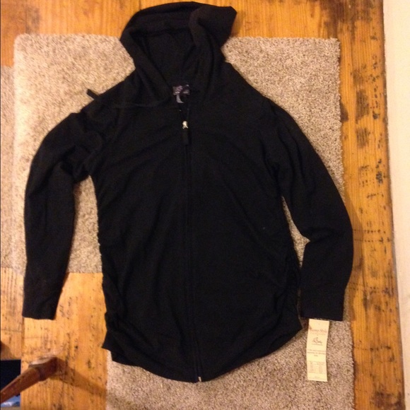 Oh baby ruched side hoodie, maternity.