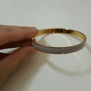 Gray enamel j.crew bangle
