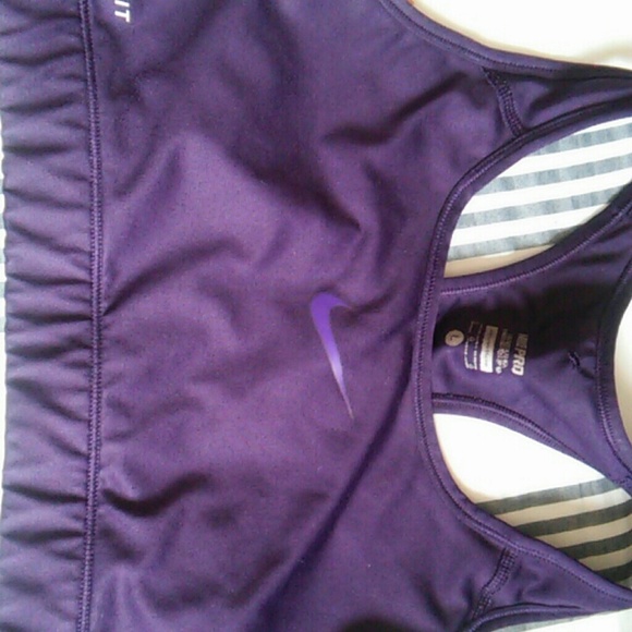 Purple Nike Sports Bra