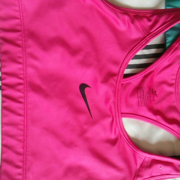 Pink Nike Sports Bra