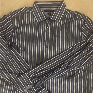Banana Republic Men's pint stipe button up
