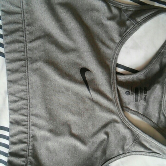 Grey Nike Sports Bra