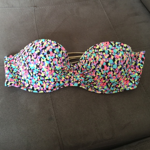 Victoria's Secret Multi Colored Bikini Top