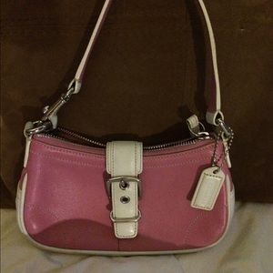 Pink Coach bag style No. A050-7542