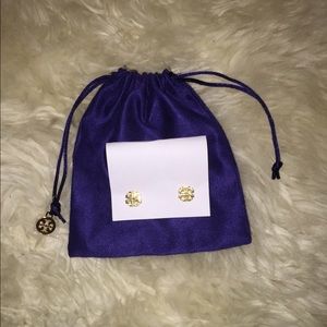 Tory Burch Gold Logo Studs