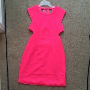 Neon Pink Sabo Skirt Dress
