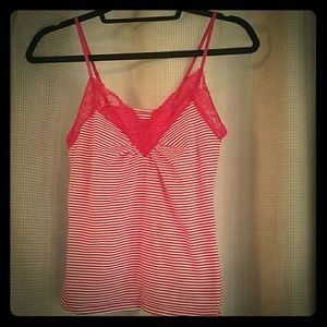 Old Navy Size Small Pink Stripe Tank