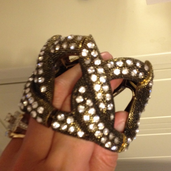 Rhinestone Cuff Bracelet