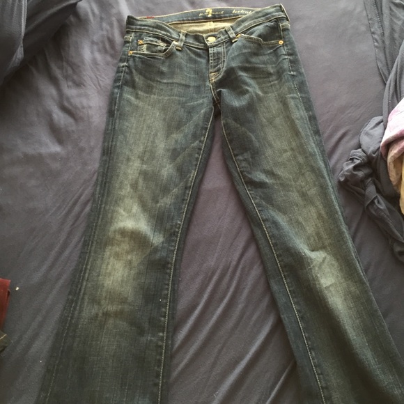 7 for all mankind boot cut jeans