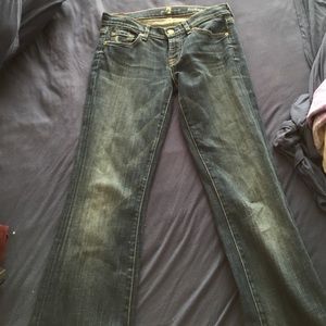 7 for all mankind boot cut jeans