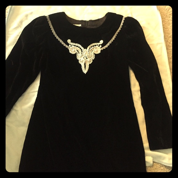 Girls Size 10 Wednesday Addams Style Dress