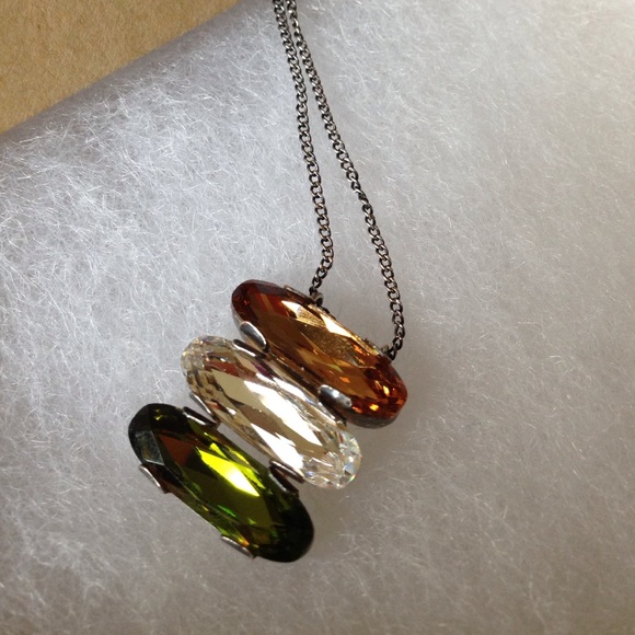 Objets D'Envy Swarovski crystal necklace