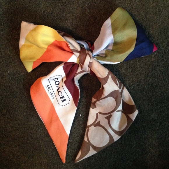 Coach Silk Scarf - Picture 1 of 2