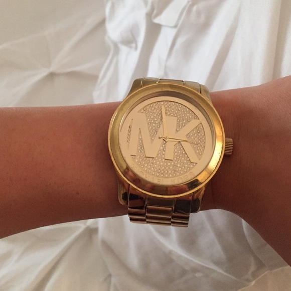 SOLD Michael Kors gold watch - Authentic