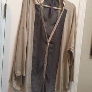 NWT Taupe/Tan Cardi