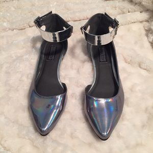 UO iridescent/holographic flats