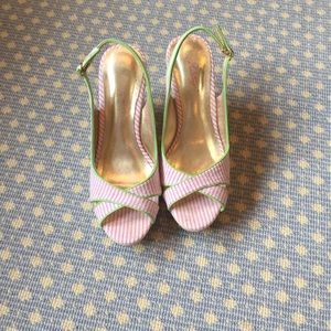 Lily Pulitzer wedges TEMPORARY PRICE REDUCTION