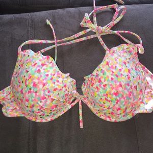 Victoria's Secret Multi Colored Bikini Top