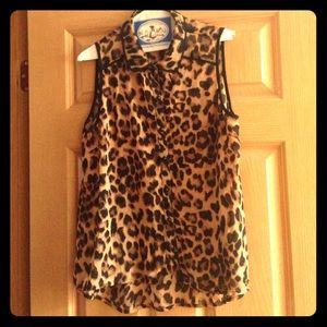 Cheetah Print Top
