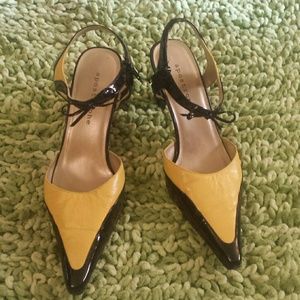 Black/Yellow Heels