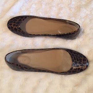 J.Crew leopard flats