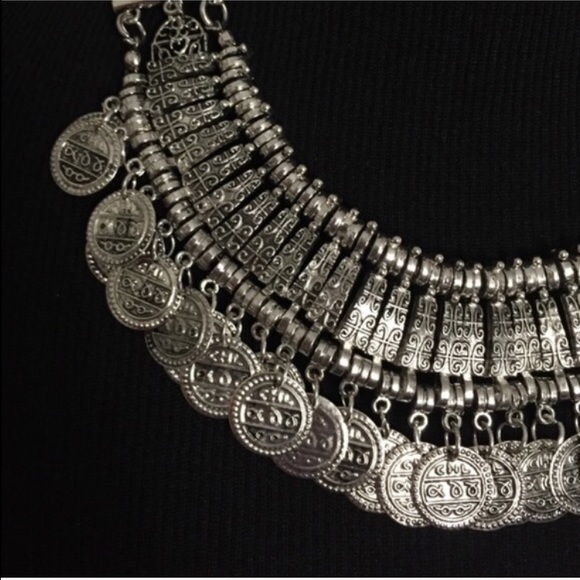 Turkish Indian Style Token Coin Necklace - Picture 3 of 4