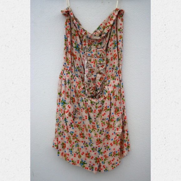 Strapless Romper