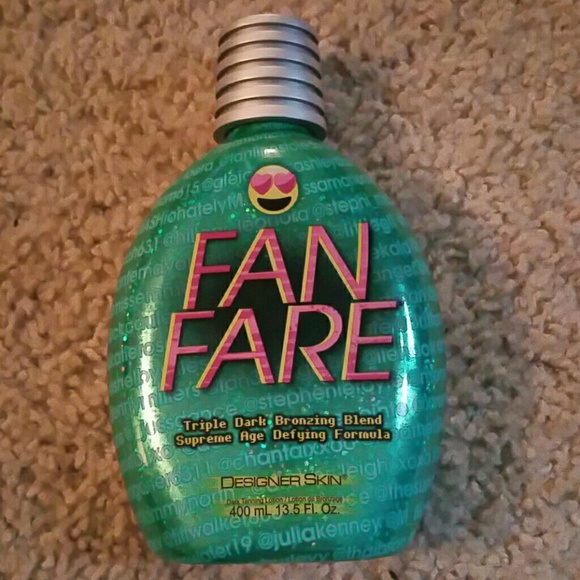 fanfare tanning lotion