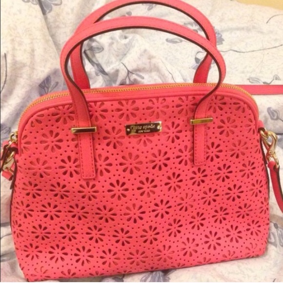 kate spade Handbags - Kate Spade Cedar St. Maise Laser cut Dome Satchel