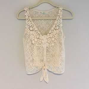 Kimchi Blue Crotchet Top