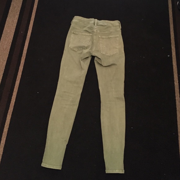 High waisted skinny jeans