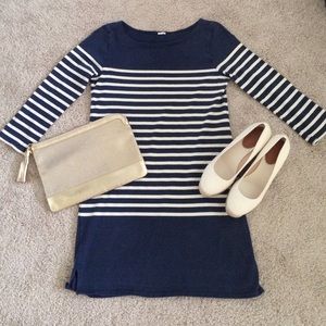 J. Crew | High Tide Cotton Striped Dress Size S