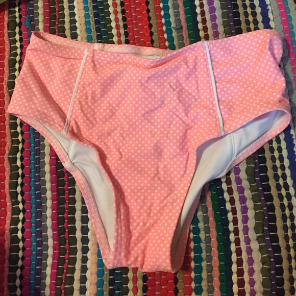 High waisted bikini bottom
