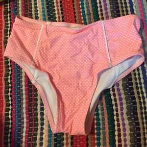 High waisted bikini bottom