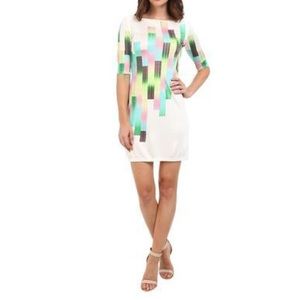 Catherine Malandrino graphic dress Sz Small NWT