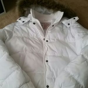 Anchor Blue Winter White Jacket