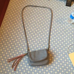 Ecoté cross shoulder bag with fringe