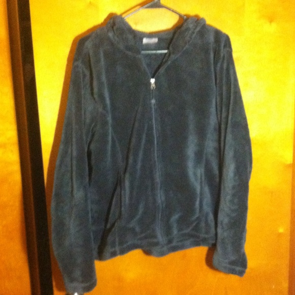 XXL grey zip up fleece jacket