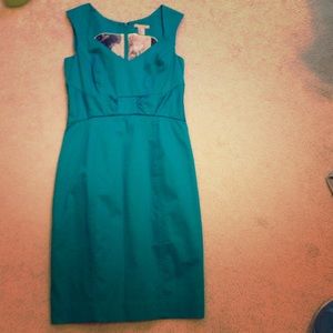 Teal H&M dress