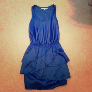 Blue cocktail dress