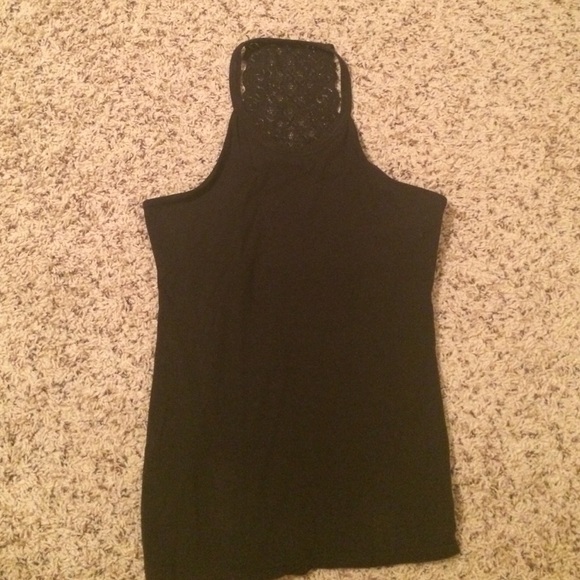 ‼DONATED‼️Victoria's Secret black halter w lace - Picture 2 of 4