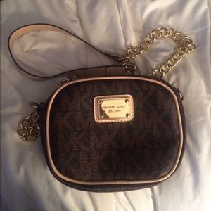 Small Brown MK Michael Kors side bag