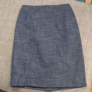 Van Heusen stretch chambray pencil skirt