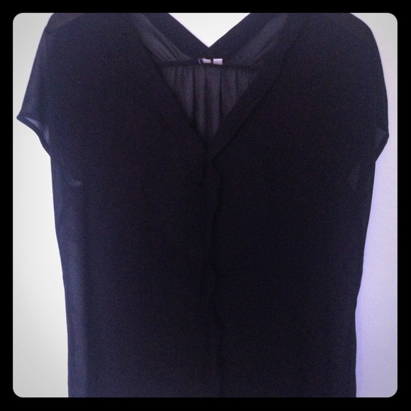 Nordstrom navy blouse