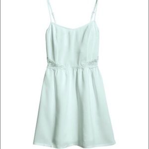 Mint Dress Lace Insert