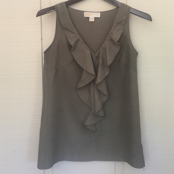 Michael Kors Silk Tank Blouse