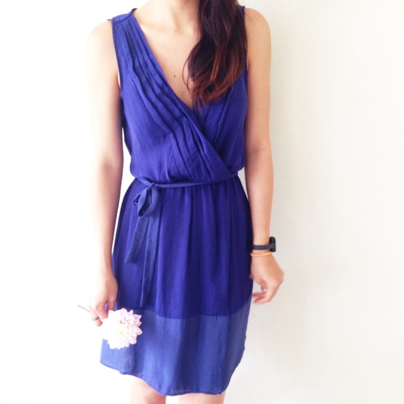 🚫SOLD🚫 Zara blue wrap dress - Picture 5 of 5